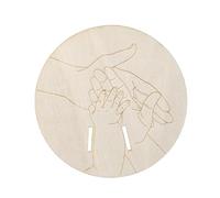 Newborn Arrivals Commemorative Wooden Disc Baby Birth Keepsakes with Exquisite Craftsmanship for Baby Room Decoration