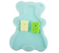 Newborn Baby Bath Sponge Mat for Tub, Soft Light Green Infant Pad