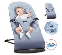 Newborn Baby Bouncer Balance Soft Durable Infant Chair Rocking Seat Foldable Uk