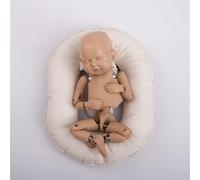 Newborn Baby Care Model, 50cm Doll Baby Model with Suitcase, Photography Posing Simulation Articulated Jointed Imitate Simulation Training Toy, for Kids Toys/Nursing Practice/Teaching/Photography.