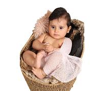 Newborn Baby Cheesecloth Swaddle Cocoon Knit Crochet Wrap Photo Photography Prop (4)