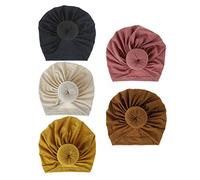 Newborn Baby Cotton Cloth Turban Toddler Rabbit Hospital Hat Ear Hat Kids Set Head Cap