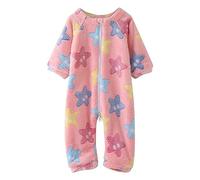 Newborn Baby Fleece Rompers Footies Onesie - Warm Toddler Jumpsuit for Fall Winter Spring