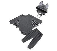 Newborn Baby Girls Boys Halloween Costumes, Vampire Bat Costume Pumpkin Costume Baby Halloween Newborn Cute Romper My First Infant Boy Girl Romper Cosplay Outfits