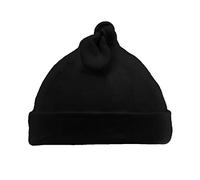 Newborn Baby Knot Cotton Hat - Boys & Girls 0-6 Months H23 (Black)
