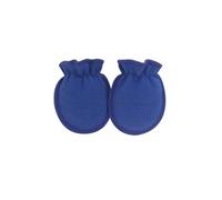 Newborn Baby Mittens Toddler No Scratch Mittens for 0 6 Months Baby Boys Girls 1 Pair Cow Print Baby Stuff (Navy, One Size)
