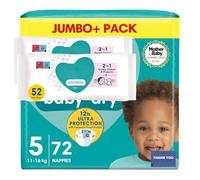 Newborn Baby Nappies with Wipes Bundle (Size 5)