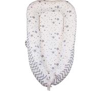Newborn Baby Nest, 100% Cotton, Hypoallergenic, Breathable and Hypersoft, Cot Reducer (Stars)