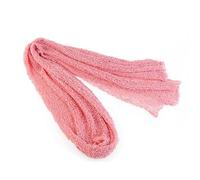 Newborn Baby Photography Stretch Wrap Cotton Pink Photo Prop | Long Wrap for Photo Shoots, Textured Breathable Fabric, See through Once Fully Stretched