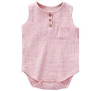 Newborn Baby Rompers Bodysuit for Boys and Girls Infant Toddlers Onesies Pregnancy Reveal Gift Grows Outfits Romper Set Sibling Matching First Birthday Pink