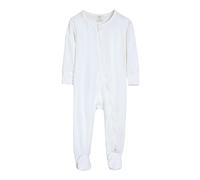 Newborn Baby Rompers Ribbed Cotton One Piece Outfit Infant Toddlers Bodysuit Onesies Cartoon Girls Boys Clothes Girl Boy Crew Grows Jumpsuit Idea for Dad or Grandparents White
