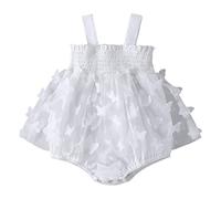 Newborn Baby Rompers Unisex Onesie Romper Long/Short Sleeve Letter Print Cotton Comfortable Button Bodysuits Toddler 1st Birthday Outfit Kids Outfits White