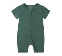 Newborn Baby Rompers Unisex Sleepsuits Infant Toddlers Bodysuit Onesies Cartoon Girls Boys Clothes Comfortable Button Bodysuits Grows Jumpsuit Idea for Dad or Grandparents Dark Green