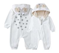 Newborn Baby Rompers Unisex Sleepsuits Long/Short Sleeve Letter Print Cute Jumpsuit Comfortable Button Bodysuits Sibling Matching Outfits Clothing Set White