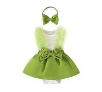 Newborn Baby Rompers Unisex Sleepsuits Long/Short Sleeve Letter Print Cute Jumpsuit Toddler 1st Birthday Outfit Bodysuits Kids Romper Outfits Green