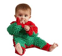 Newborn Bodysuits Baby Winter Hooded Romper Fleece Long Sleeve for Unisex Animal Onesie Fall Outfit Infant Outerwear Boys Girls Green
