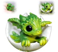 Newborn Dragon in Egg, 3D Printed Dragon Toy,Cute Dragon Small Figurine, Hatching Dragon, Mini Cute Dragon Figurine, 3D Printed Animals Fidget Toy,Newborn Dragon Toy Desk Toys (C)