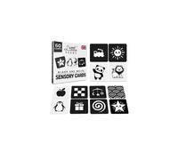 Newborn Essentials: 60 High-Contrast Black & White Baby Flash Cards for Visual Stimulation (0-3 Months) - UK Brand
