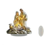 Newborn Flat Christmas Scene Desktop Decoration, Elegant 2D Acrylic Nativity Scene, Unique Religious, Aesthetic Tabletop Decor for Home, Church, Christian Holiday(G)