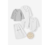 Newborn Gift Set: Top, Bodysuit, Sleepsuit, Welcome Card & ENVIE DE FRAISE Gift Bag white