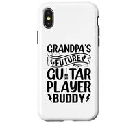 Newborn Guitar Player - Grandpa's Future Guitar Player Buddy Case for iPhone X/XS