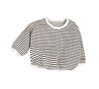 Newborn Infant Baby Girls Boys Autumn Striped Long Sleeve Shirt Tops Clothes Boys Tops 4t (Coffee, 12-18 Months)