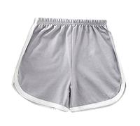 Newborn Infant Baby Girls Boys Solid Spring Summer Shorts Clothes Short Stories for Girls (Grey, 2-3 Years)