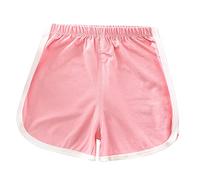 Newborn Infant Baby Girls Boys Solid Spring Summer Shorts Clothes Short Stories for Girls (Watermelon Red, 4-5 Years)