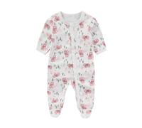 Newborn Infant Romper Baby Ribbed Cotton One Piece Outfit Toddlers Bodysuit Onesies Cute Jumpsuit Girl Boy Crew Sibling Matching Outfits First Birthday Light Pink