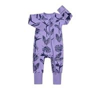 Newborn Infant Romper Bodysuit for Boys and Girls Cute Comfortable Baby Vests Jumpsuit Unisex Clothing Grows Outfits Set Toddler Kids Purple