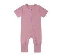 Newborn Infant Romper Unisex Onesie Cute and Comfortable Baby Vests Jumpsuit Outfit Summer Clothes Sibling Matching Outfits Toddler Kids Hot Pink
