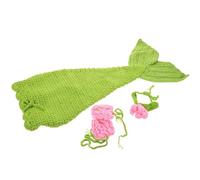 Newborn Mermaid Crochet Photo Prop Outfit for Baby Girls