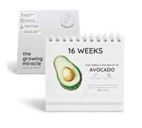 Newborn Nest Pregnancy Calendar for Expecting Mothers - Weekly Baby Growth Tracker with Fruit & Vegetables, Quotes & Development Facts | 72-Page Flip Calendar | Pregnancy Gifts for First Time Parents