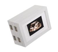 Newborn Photo Display Frame 5 Folding Sonogram Picture for Baby Nursery Compact Storage Solution Baby Photo