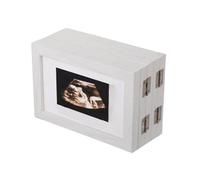 Newborn Photo Display Frame 5 Folding Sonogram Picture for Baby Nursery Compact Storage Solution Baby Photo