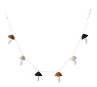 Newborn Photo Posing Props Colorful Knitting Mushroom Banners Baby Photo Backdrop Photoshooting Props Nursery Room Decor