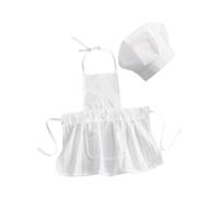 Newborn Photography Props Infant Chef Hat and Apron Set