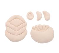Newborn Photography Props Soft Skin Friendly Baby Posing Pillows for Infant Photography Props, Leaf, Shell, Big Moon, Small Moon, Round Pillows, 5 Pieces Set