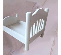 Newborn photography props, vintage style, small bed studio, baby crib scene posing props (As photo 2)
