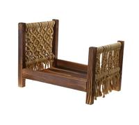Newborn Photography Props Wood Bed Baby Photo Posing Accessories Photography Cot Small Furniture for Infant Photoshoot