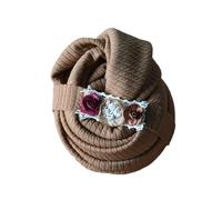 Newborn Photoshoots Accessories Wrap Blanket and Headband Set Comfortable Breathable Fabric with Pillow Photography Gear