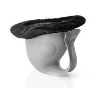 Newborn Potty for Baby Potty Training - For Nappy Free Infant Care Through Excretion Communication (EC) - Indoor & Outdoor Use - Attractive Fish Design (Grey)