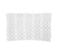 Newborn Shoot Wrap Lace Blanket, Baby Photography Props Set with Headband and Pillow, Soft PP Cotton Infant Photo Blanket for Spring Summer Autumn Winter (White)
