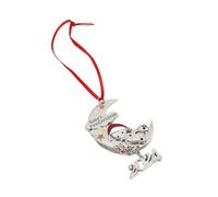 Newborns 1st Christmas Commemorative Tree Pendant Holidays Celebration Ornament Handmade Daughter Baby Boys Zinc Alloy Holiday Decoration