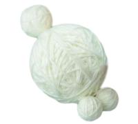 Newborns Photography Outfit Soft Fabric for 0-4 Months Baby Knitting Balls Backdrop Blanket for First Month Photoshoots Newborn Photography Outfit