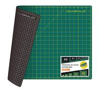 NEWBRAUG 18'' × 24'' Perfect Self Healing Cutting Mat, Non-Slip Gridded Rotary Cutting Board, Necessary for Quilting, Sewing, Craft, Fabric & Scrapbooking(Green/Black)…