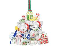Newbridge Silverware Silver Plated Puppies Christmas Decoration - P59158