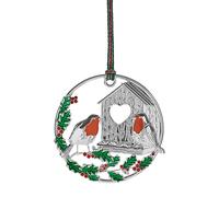 Newbridge Silverware Silver Plated Robins Christmas Decoration - P59134