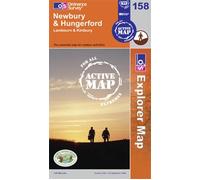 Newbury & Hungerford OS Explorer Map Active 158