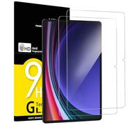 NEW'C 2 Pack Designed for Samsung Galaxy Tab S10 Lite / S10 FE, Tab S9 / S9 FE 11 Inch Screen Protector Tempered Glass, Bubble Free, Ultra Resistant